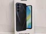 samsung galaxy a415 5g box opened with the front and back of the phone