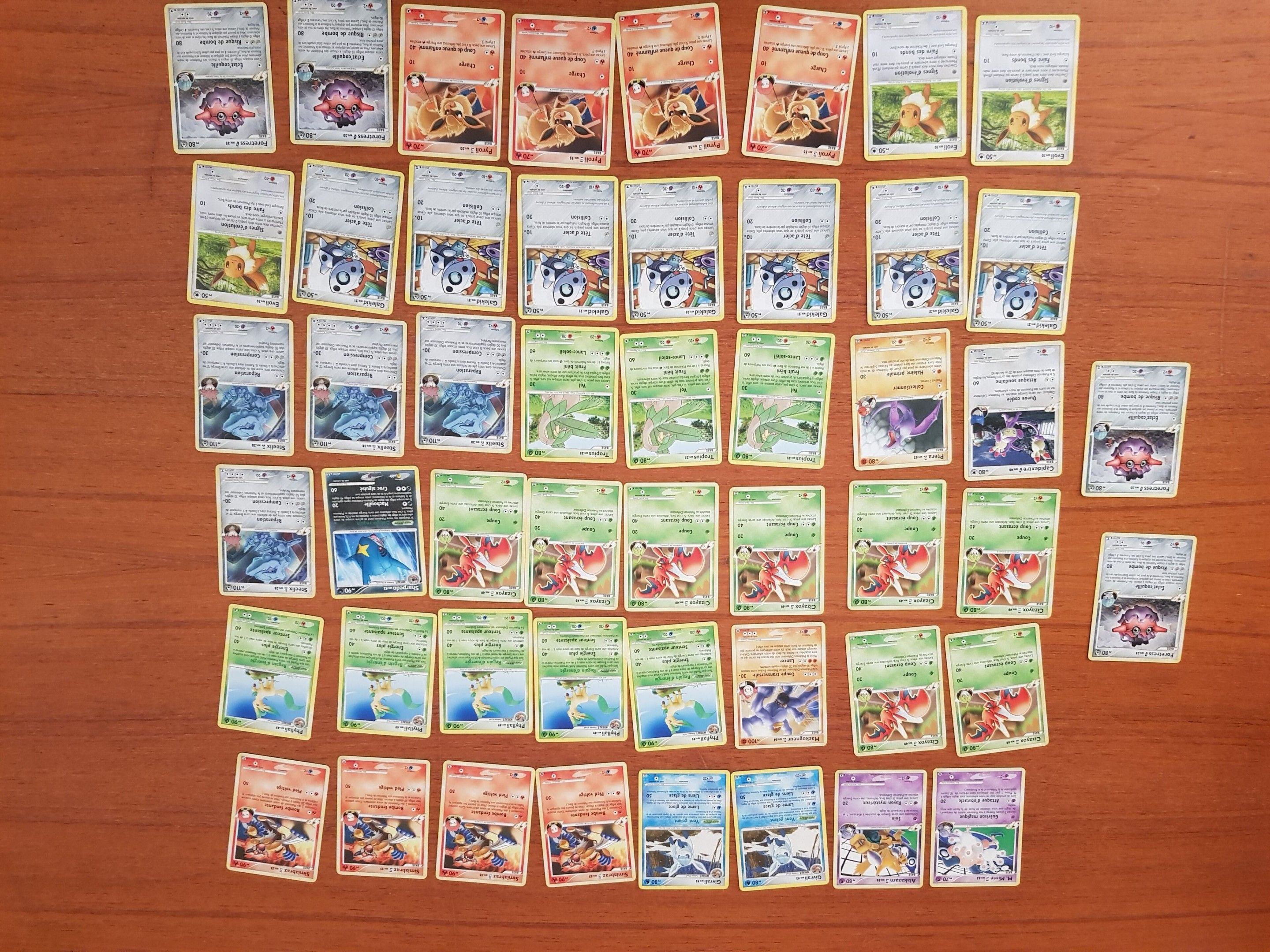 POKEMON - 50 cartes triées rivaux émergents