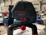 bosch self - leveling laser leveling system in a warehouse