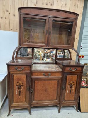Ensemble de mobilier en bois naturel et placage de bois de l…