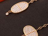 a close up of a pair of earrings in a box