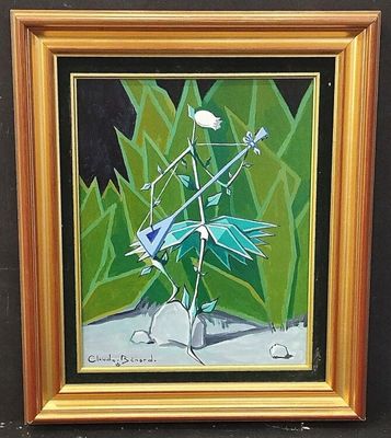 Claide BENARD (1926-2016) " Composition Surréaliste" huile s…