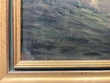 a picture of a painting of a man riding a horse