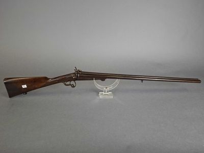 FUSIL de chasse à broche, à double clés.