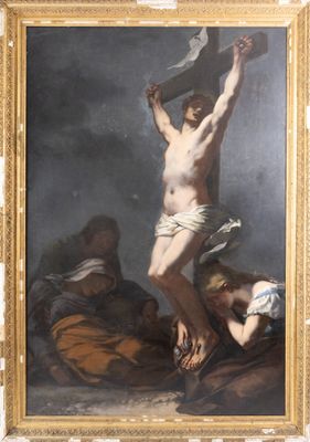 Pierre GUILLAUMIER (XIX-XX), "Le Christ sur la croix.