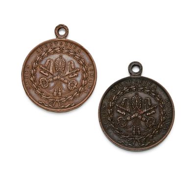 une paire de médailles de bronze de l'Ordre de l'Empire britannique