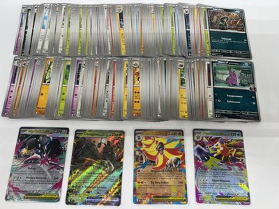 a lot of cards that are sitting on a table