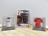 two boxes with a couple of different items in them