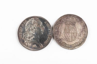 Jetons - Etats de Bretagne - Lot de 2 jetons Louis XV 1750 (…
