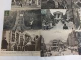 many old photos of people and buildings on this page