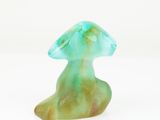 an image of a glass sculpture of a mushroom
