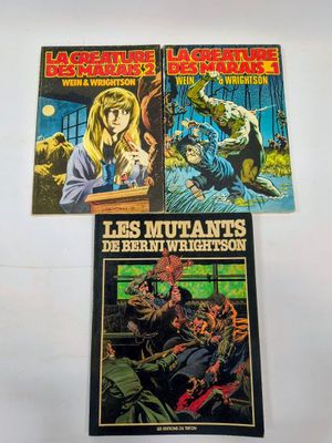 La Créature des marais. Tomes 1 et 2. Editions du fromage, 1… - Photo 1