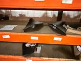 a shelf that has a lot of items on it