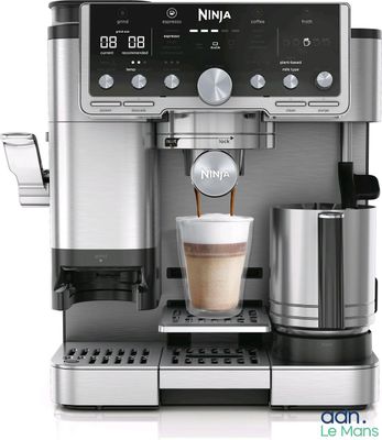 une image d'une machine à café avec une tasse de café à l'intérieur