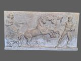 an image of a sculpture of a man on a horse and a man on a horse