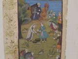 a picture of a painting on the wall of a room
