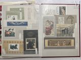 a book with pictures of people and animals on it