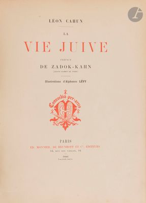 a book with red lettering on the cover of a book