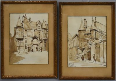 Jean DOSPEUX (XXe siècle) - Hôtel de Clisson rue des Archive…