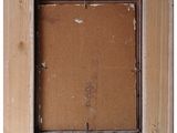 an old picture of a picture frame with a number on it
