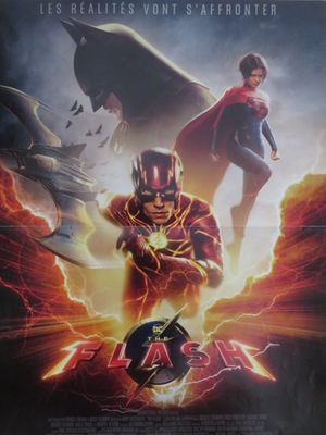 une affiche du film « Flash et Superman »