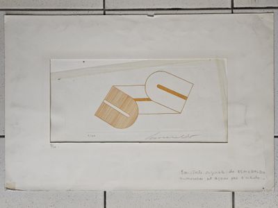 le dessin d'une feuille de papier sur laquelle figure la lettre e