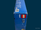 a blue box with a lego logo on it
