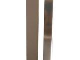 a tall metal pole with a mirror on top of it