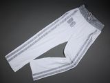 a close up of a pair of white pants on a table