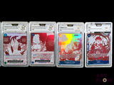 five cards in each of them with different designs