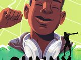 la couverture d'un livre sur laquelle figure le dessin d'un homme portant un casque audio