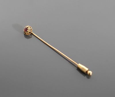 Epingle de cravate ou de chapeau en or jaune 18K 750 millièm…