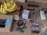 a table with a bunch of items on it