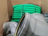 a box with a bunch of hoses inside of it