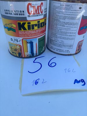 Ensemble de peinture CMC Kiriol, comprenant environ 1,5 litr…