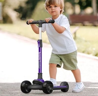 Trottinette enfant BESREY ,pliable, Hauteur réglable , 3 Rou…