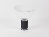 an image of a glass vase with a black base