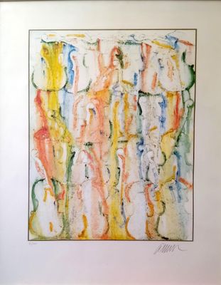 ARMAN (1928-2005) Accumulation de violons, lithographie sign…