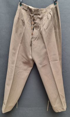 an image of a pair of pants hanging on a clothes rack