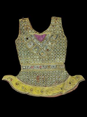 BIRMANI, Ffin XIXe Tunique de danseuse, destinée aux scènes …