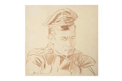 Léonide Romanovitch SOLOGUB (1884-1956) Portrait d'officier …