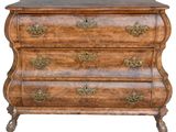 image d'une commode en bois sur fond blanc