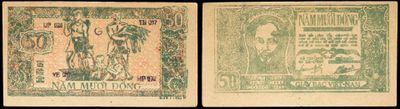 deux vieux timbres sur lesquels figurent un homme et une femme