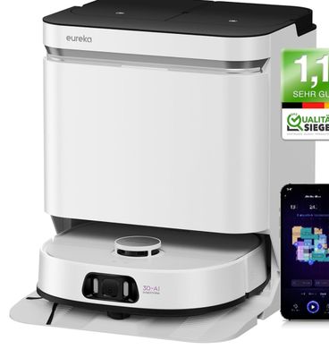 EUREKA J15 Pro Ultra Robot aspirateur et balai + station tou…