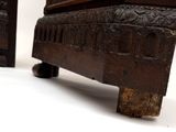 two pieces of wood that are sitting on top of each other