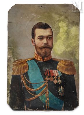 an old picture of a man in a military uniform with a beard