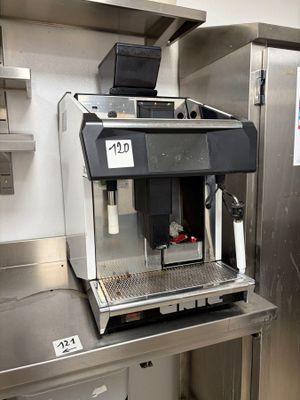 a coffee machine that is sitting on top of a counter