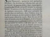 an old book with a black and white image on it