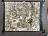 a black and white photo of a picture of a city