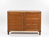 an image of a sideboard with drawers and doors